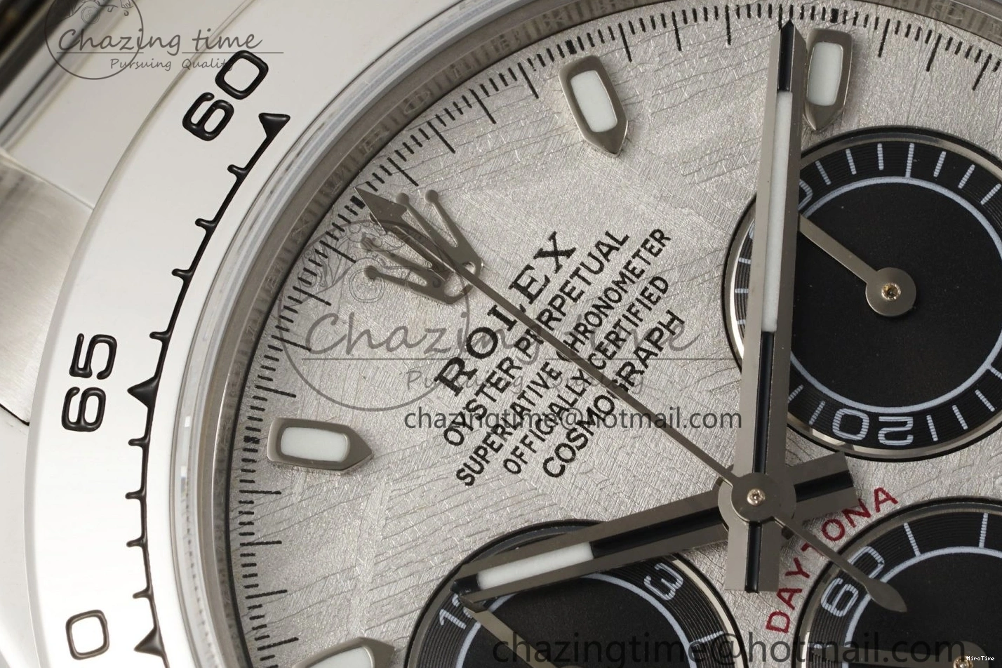 MiroTime 0212 Daytona 116509 Noob 1:1 Best Edition Meteorite Dial on SS Bracelet SA AllSeason 2014